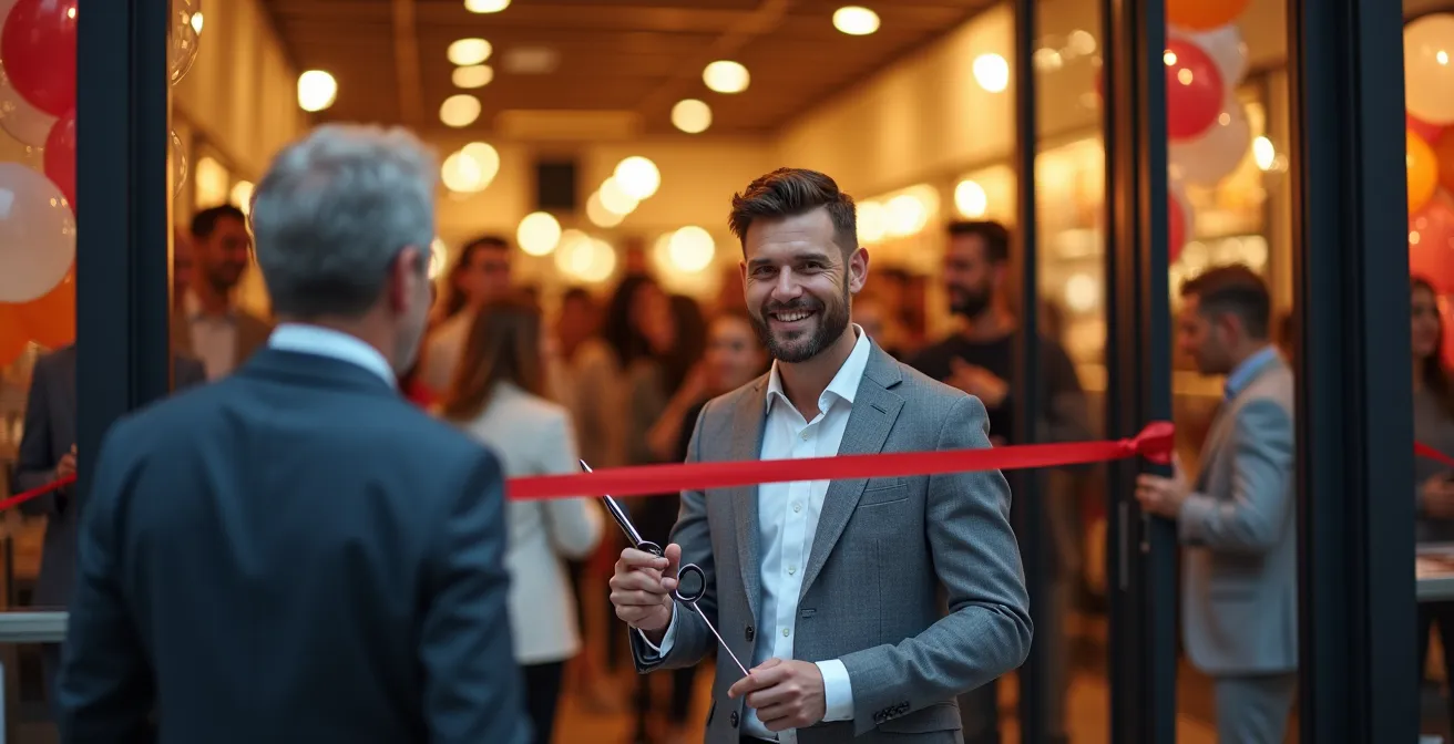 Calendar visualization showing optimal retail launch timing with seasonal foot traffic patterns